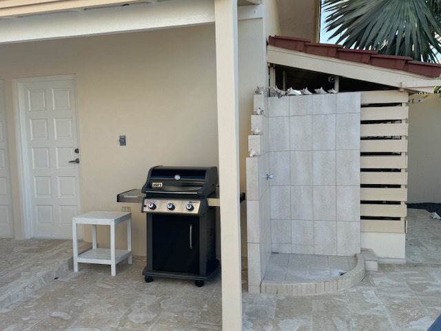 BBQ and Outdoor Shower